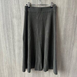 Naked Cashmere Rich Olive Cashmere Skirt. Size Small. TAGS ON